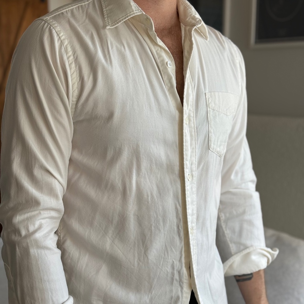 Buck Mason Crean One Pocket Button Down Shirt